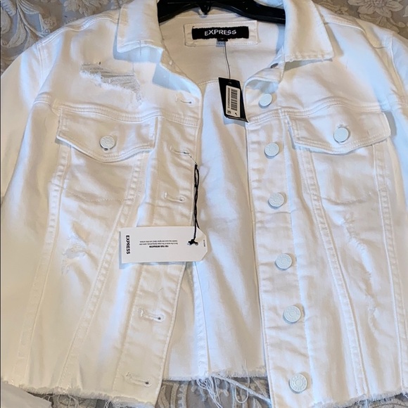 Express White Denim jacket - Picture 5 of 8